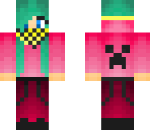 pink hoodie girl