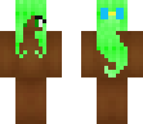 green hair