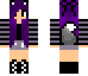 purple fox girl