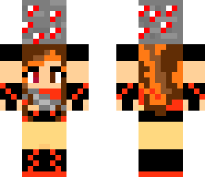 holding block girl