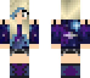 galaxy girl with highlights