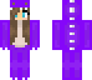 purple dino girl