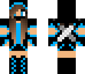 blue ninja gurl