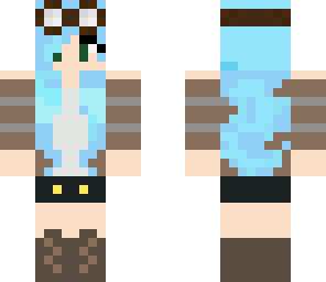 blue girl