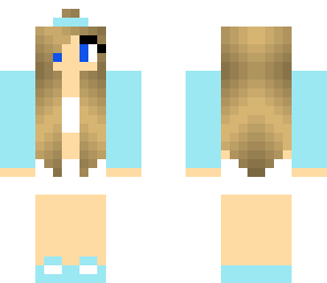 cute blue girl