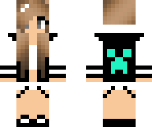 my tomboy look that is a aqua creeper