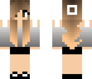cute ombre haired girl