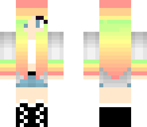 rainbow girl