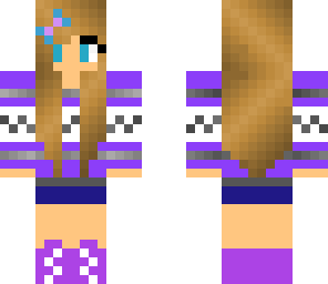 purple sweater girl