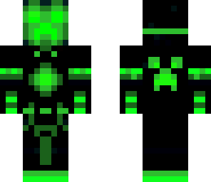 green neon creeper