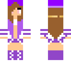 purple clothes teen