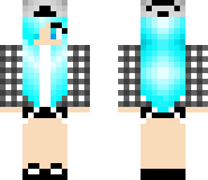 minty haired tomboy