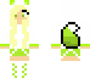 green fox girl