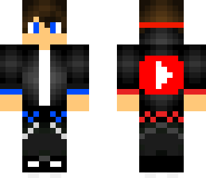 red and blue cute boy