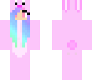 pink bunny onesie