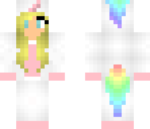 cute pink unicorn girl