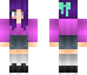 girl w purple hair