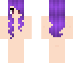 purple hair girl base