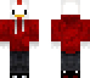 red hoodie chicken 2