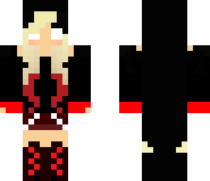 evil girl with cape