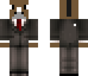 horse in tux