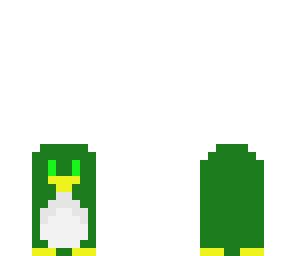 green penguin