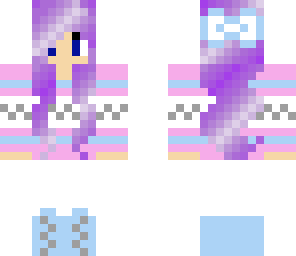 pastel winter girl