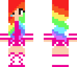rainbow hair