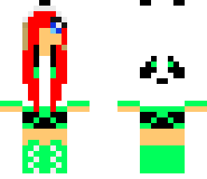red head minty girl