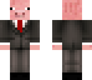 billy pig in a suit
