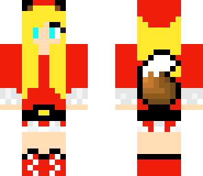 santa wolf girl