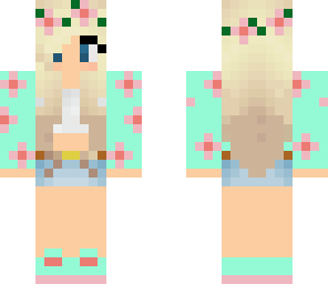 sexy flower girl