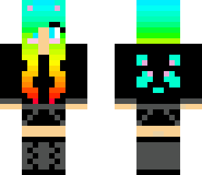 rainbow panda girl