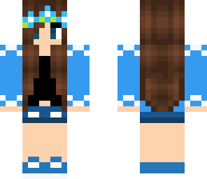 cute blue girl