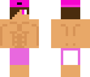 pink beach dude guy