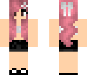 pink haired rocker girl