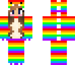rainbow dino girl