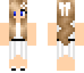 white dress girl