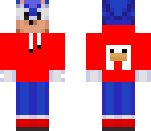sonicmc red hoodie real