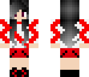 black and red girl