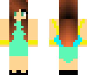 girl in a dress