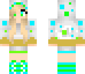 blue cake girl