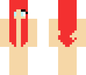 red hair girl skin base