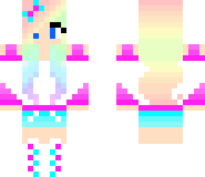 cute rainbow girl