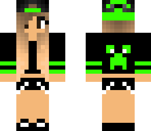 neon creeper girl