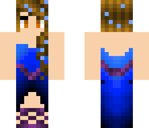 blue girl