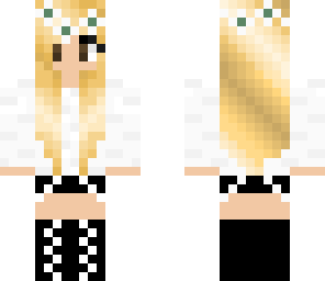 alex skin version of blonde girl with flower crown