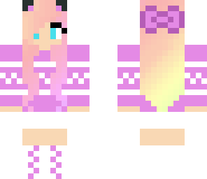 purple panda girl