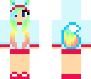 rainbow kittie girl