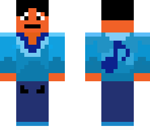 blue dressed guy